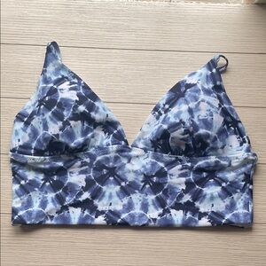 Old Navy Women’s Blue Cool Tie-Dye Tankini Swim Top XL
